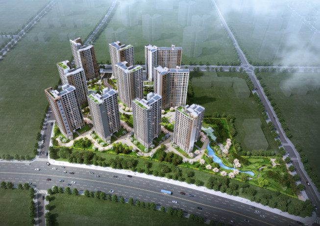 ▲부산 강서구 '강서자이 에코델타' 조감도. (자료제공=GS건설)