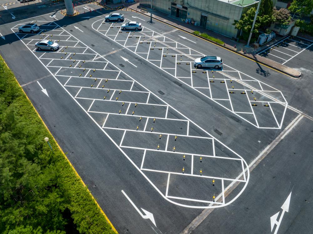 ▲송파구 소재 신천유수지 'ㅅ'자형 주차장. (자료제공=서울시)