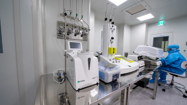 ▲헬릭스미스 세포유전자치료제 GMP 생산시설 CGT 플랜트(Cell & Gene Therapy Plant)  (사진제공=헬릭스미스)