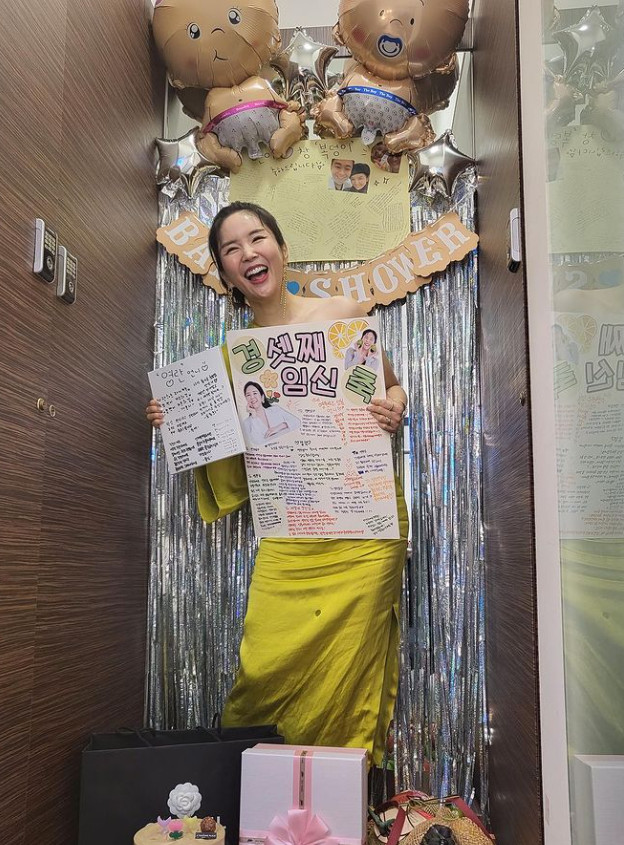 ▲장영란이 셋째를 임신했다.  (출처=장영란SNS)