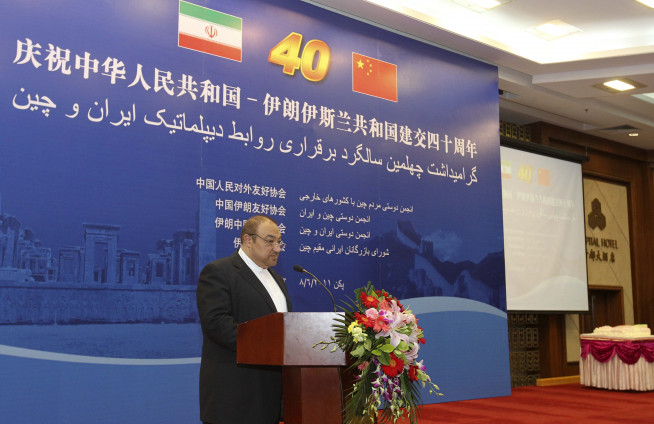 ▲메디 사파리 이란 외무부 차관. 베이징/신화뉴시스