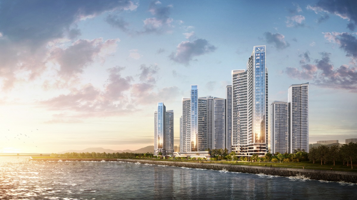 ▲'송도 럭스 오션 SK뷰' 조감도 (자료출처=SK에코플랜트)