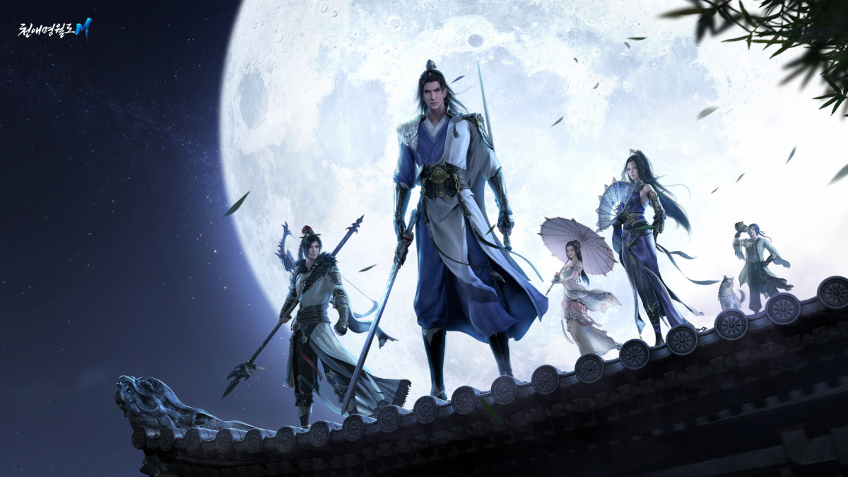 ▲24일 정식 출시 예정인 천애명월도M 아트워크. (사진출처=천애명월도M 홈페이지)