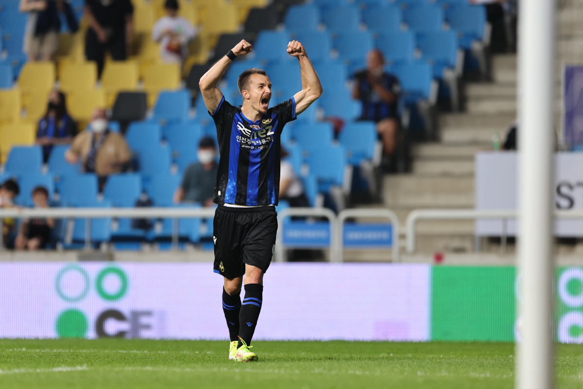 ▲(사진제공 = 한국프로축구연맹) 인천 유나이티드의 스테판 무고사
