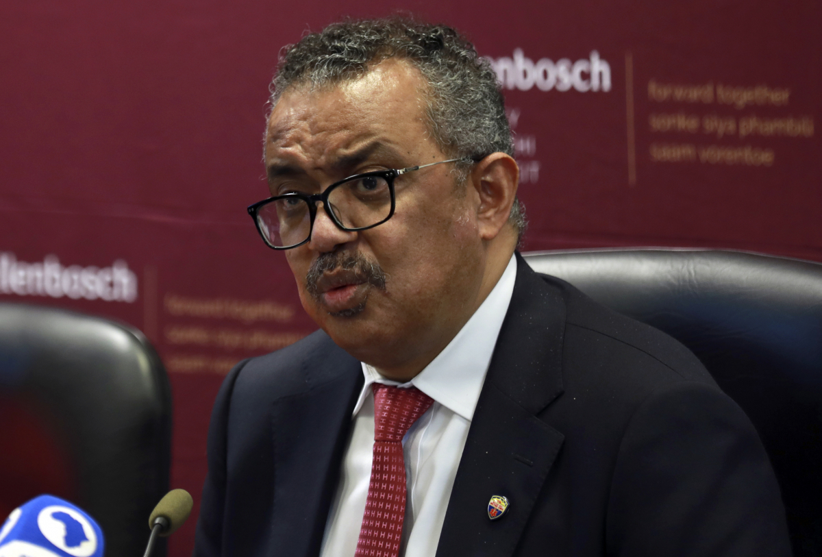 ▲(뉴시스) 테드워드로스 아드하놈 거브러여수스 세계보건기구(WHO) 사무총장 (뉴시스)