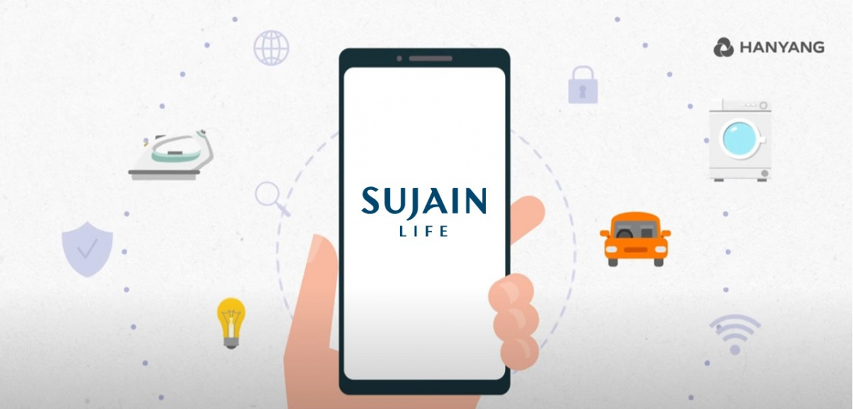▲한양 스마트홈 서비스 '수자인라이프' (자료제공=한양)