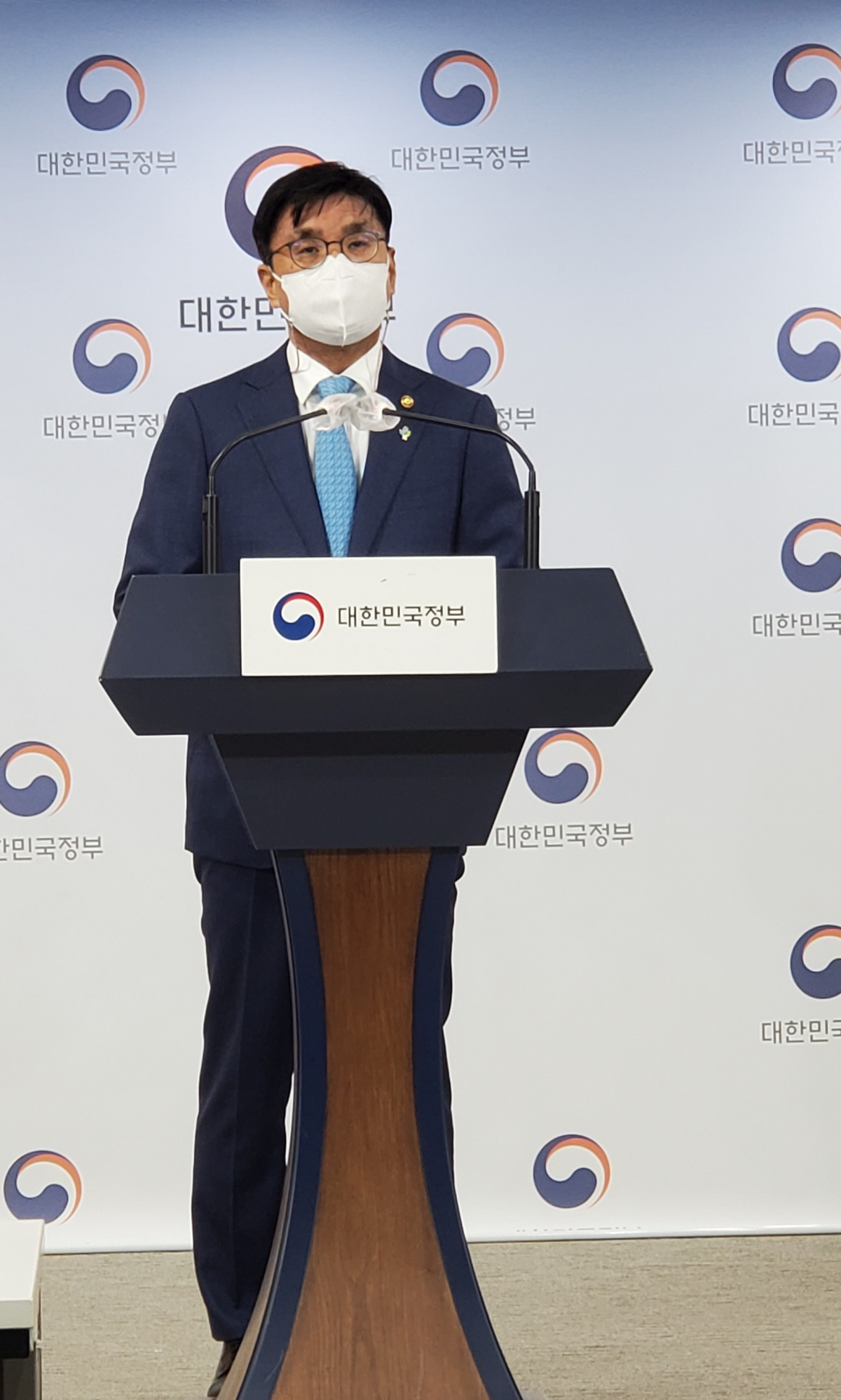 ▲예산안브리핑을 맡은 주영창 과기정통부 과학기술혁신본부장. (이시온 수습기자 zion0304@)