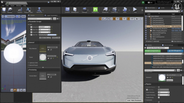 ▲볼보자동차가 유럽 자동차 제조사 최초로 차세대 전기차 디스플레이에 에픽게임즈(Epic Games)의 ‘언리얼 엔진(Unreal Engine)’을 적용한다.