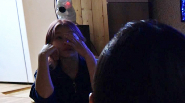 ▲송해나 눈물(사진제공=SBS)