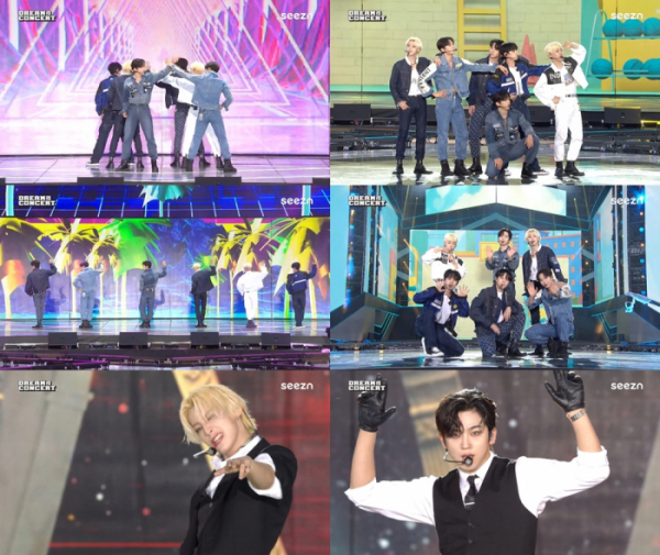 ▲위아이(사진 = KT seezn '제28회 드림콘서트' 방송 화면 캡처)
