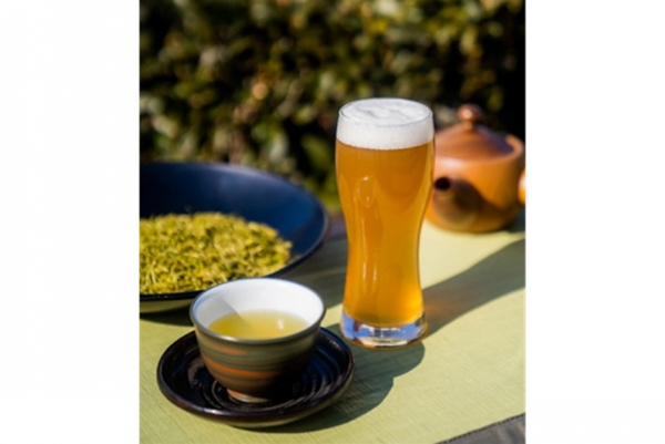 ▲아사히그룹이 차 부산물로 만든 사야마그린 맥주. 출처 아사히 홈페이지
