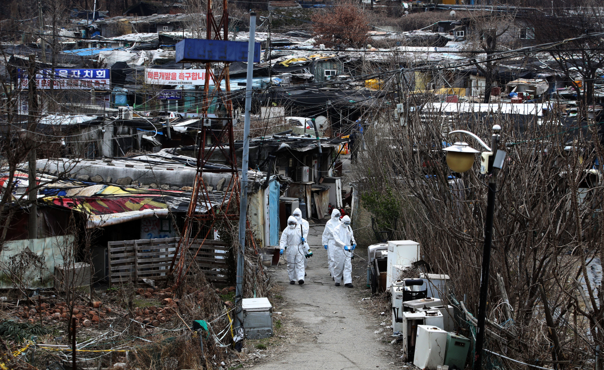 ▲서울시 강남구에 위치한 구룡마을 (뉴시스)