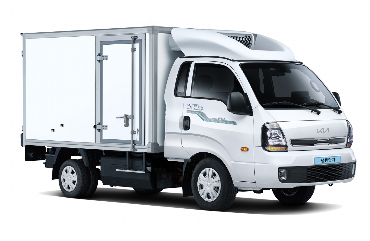 ▲기아 '봉고_III_EV_냉동탑차'_표준형. (사진제공=기아)