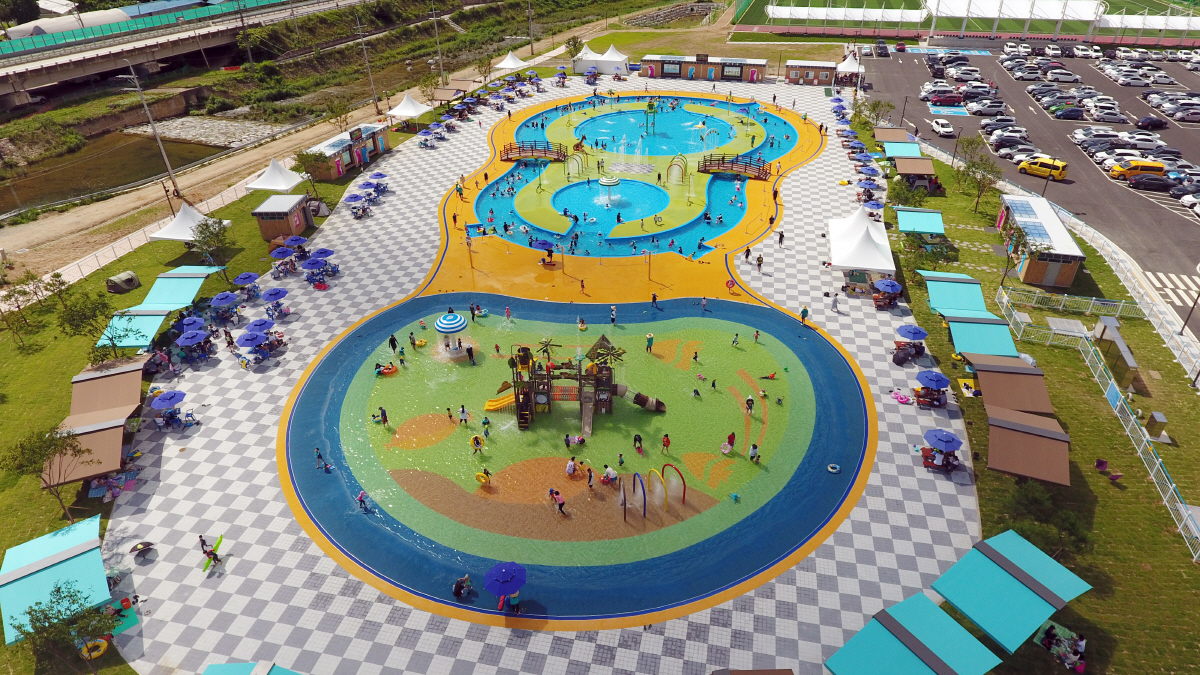 ▲홍천군 물놀이장 전경.(사진제공=홍천군)