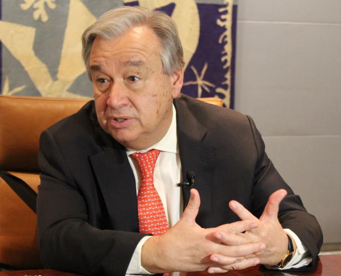 ▲안토니우 구테흐스 유엔 사무총장. (연합뉴스)