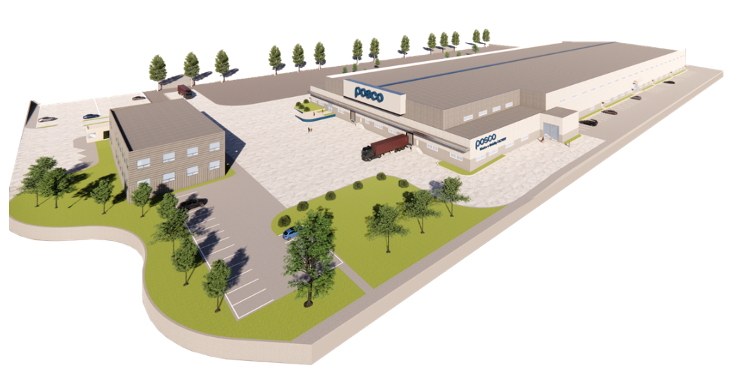 ▲포스코인터내셔널_멕시코 공장 조감도. (사진제공=포스코인터내셔널)