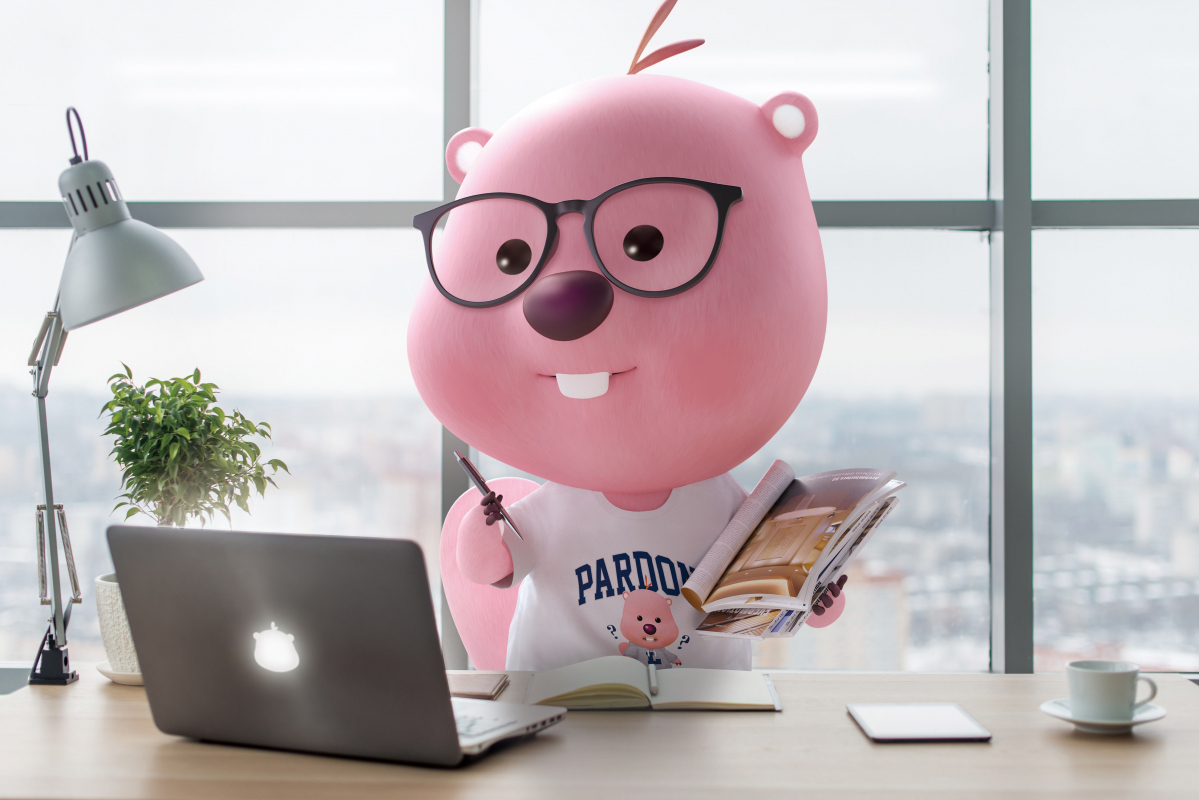 ▲스파오 잔망루피 화보.  (사진제공=스파오)