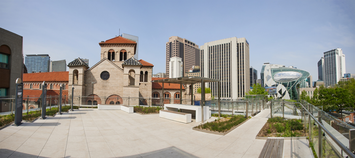 ▲국립정동극장 세실의 옥상인 세실마루 (국립정동극장 세실)