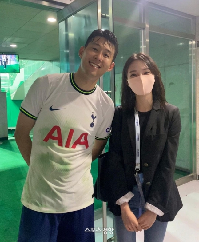 ▲손흥민(왼), 이정현.  (출처=이정현SNS)