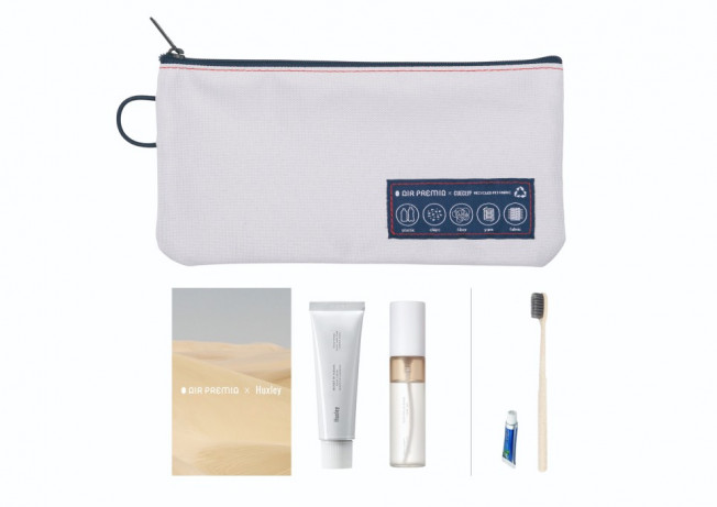 ▲에어프레미아가 뷰티 브랜드 헉슬리(Huxley)와 기내 어메니티 협업을 진행한다. (사진제공=헉슬리)