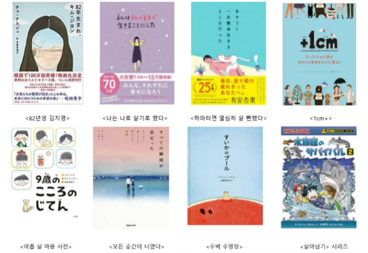 ▲일본 내 한국도서 베스트셀러 (문화체육관광부)