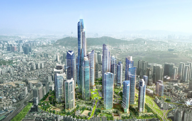 ▲서울 용산철도정비창 개발 조감도. (자료제공=서울시)