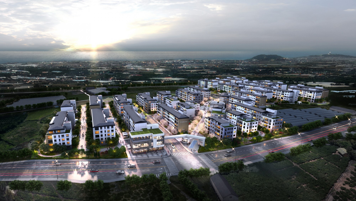 ▲한화 포레나 제주에듀시티 투시도 (자료제공=한화건설)