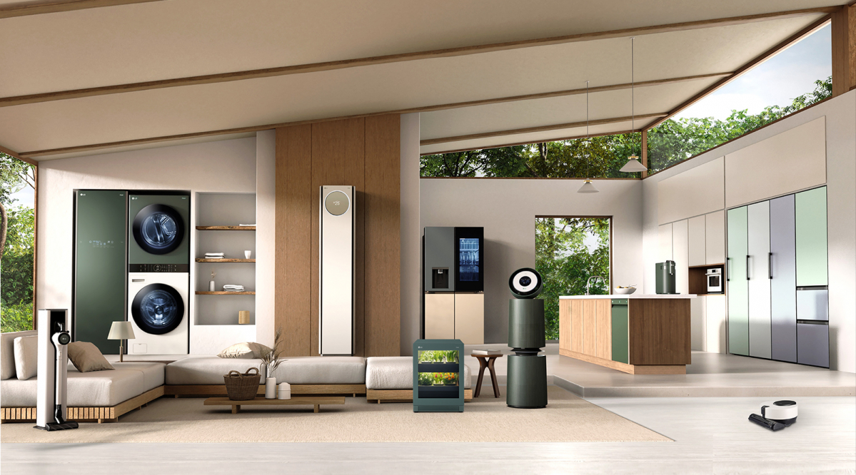 ▲공간 인테리어 가전 LG 오브제컬렉션 제품 (사진제공=LG전자)