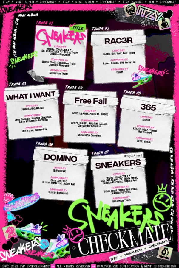 ▲ITZY(있지) 트랙리스트(사진제공=JYP엔터테인먼트)