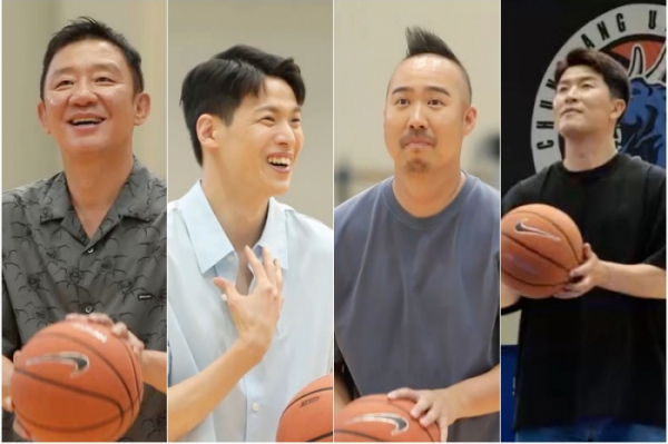 ▲허재(왼쪽부터), 김선형, 유희관, 김병현(사진제공=KBS)