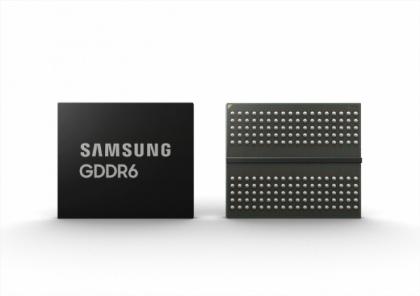 ▲삼성전자가 제덱(JEDEC) 기준 업계 최고 속도인 ‘24Gbps GDDR6(Graphics Double Data Rate) D램’을 개발했다. (사진제공=삼성전자)