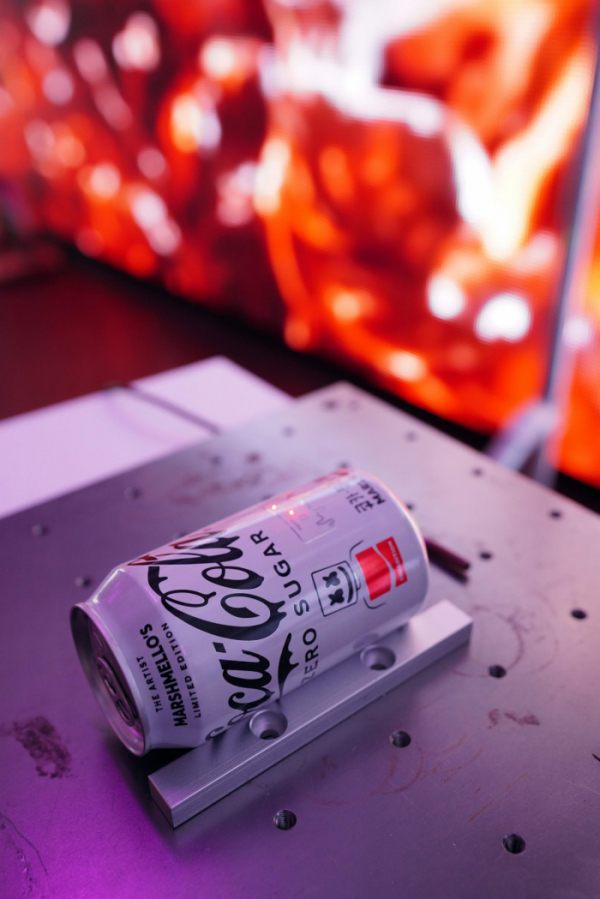 ▲‘코카-콜라 제로 MARSHMELLO’ 팝업 체험존 (사진제공=코카-콜라사)