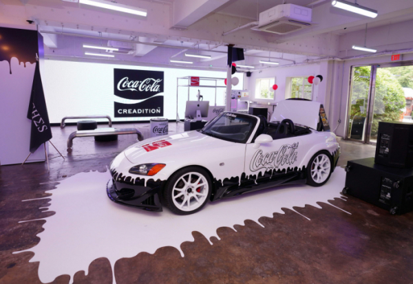 ▲‘코카-콜라 제로 MARSHMELLO’ 팝업 체험존 (사진제공=코카-콜라사)