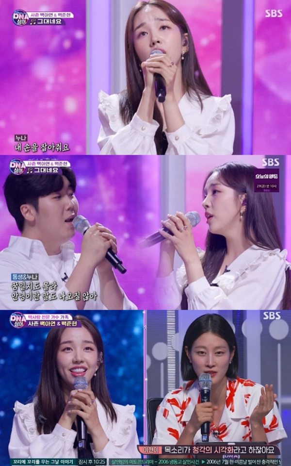 ▲백아연(사진 = SBS '판타스틱 패밀리-DNA 싱어' 방송 화면 캡처)