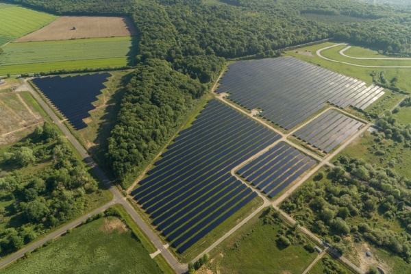 ▲한화솔루션 유럽자회사 큐에너지가 프랑스에서 운영중인 태양광발전소.(사진제공=한화)
