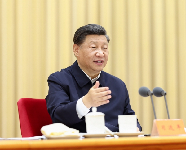 ▲시진핑 중국 국가주석이 27일 베이징에서 이틀간의 일정으로 열린 당 간부 세미나에서 연설하고 있다. 베이징/신화뉴시스
