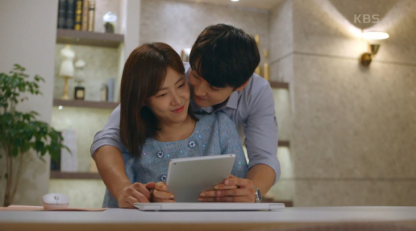 ▲이현재(윤시윤), 현미래(배다빈)(사진=KBS 방송화면 캡처)