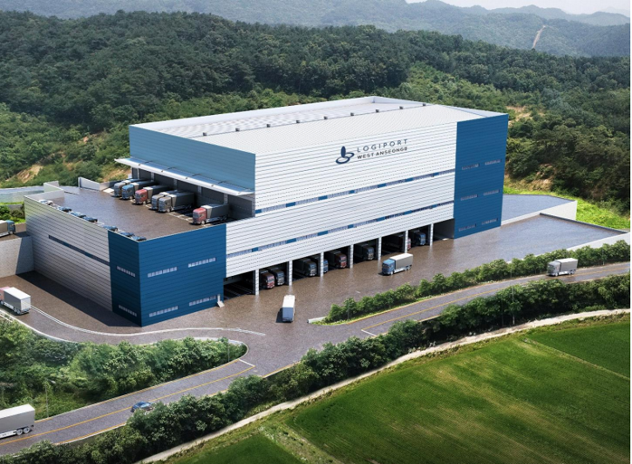 ▲‘로지포트 서안성 물류센터 신축공사’ 조감도. (자료제공=요진건설산업)