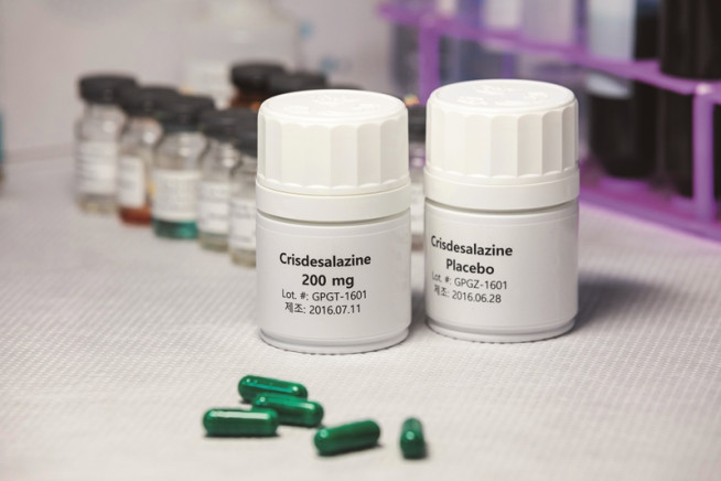 ▲지엔티파마가 퇴행성 뇌질환 치료제로 개발 중인 ‘크리스데살라진’. (사진제공=지엔티파마)