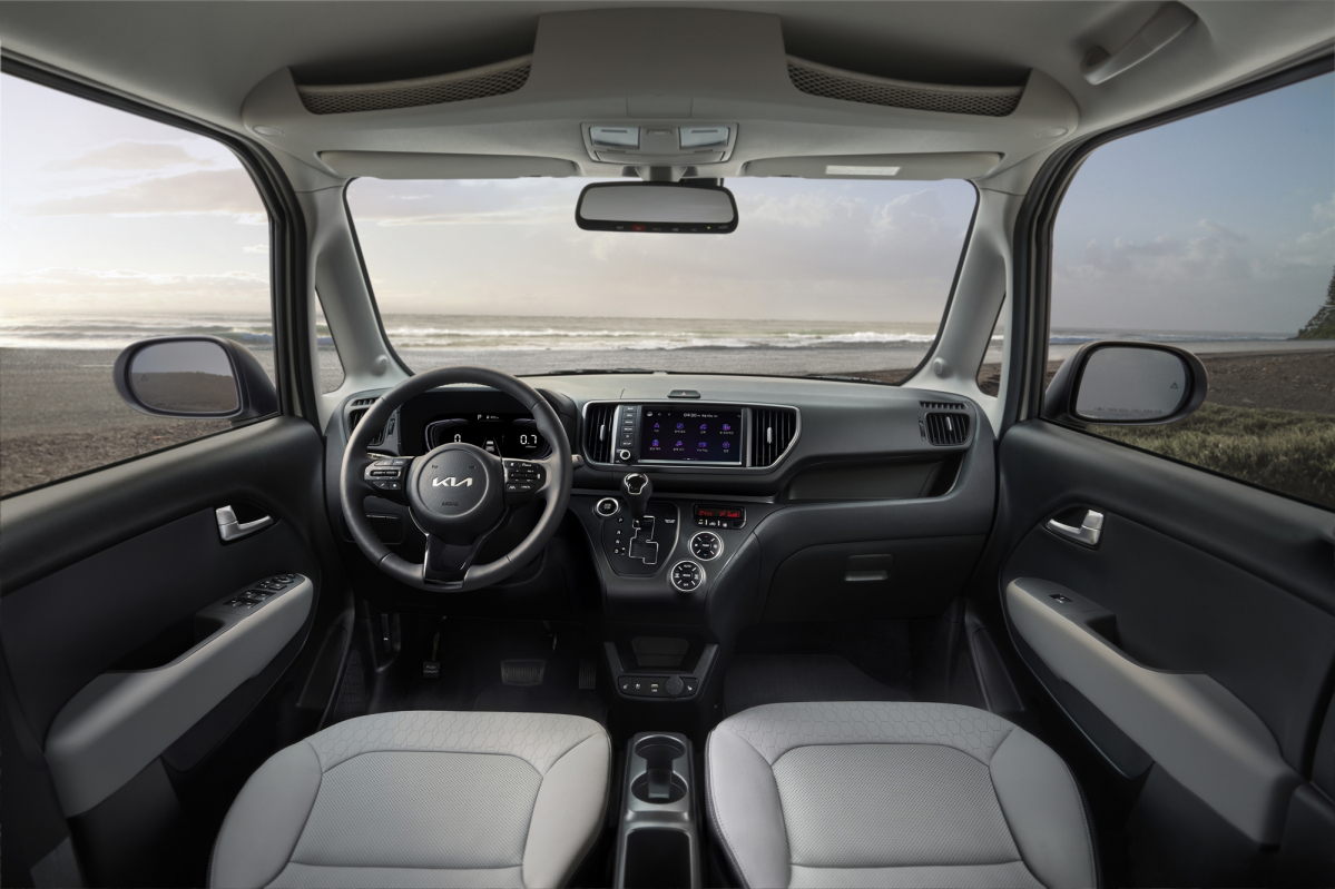 ▲'더 뉴 기아 레이' 실내 디자인. (사진제공=기아)