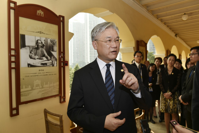 ▲샤리옌 대만 국민당 부주석. 신화뉴시스