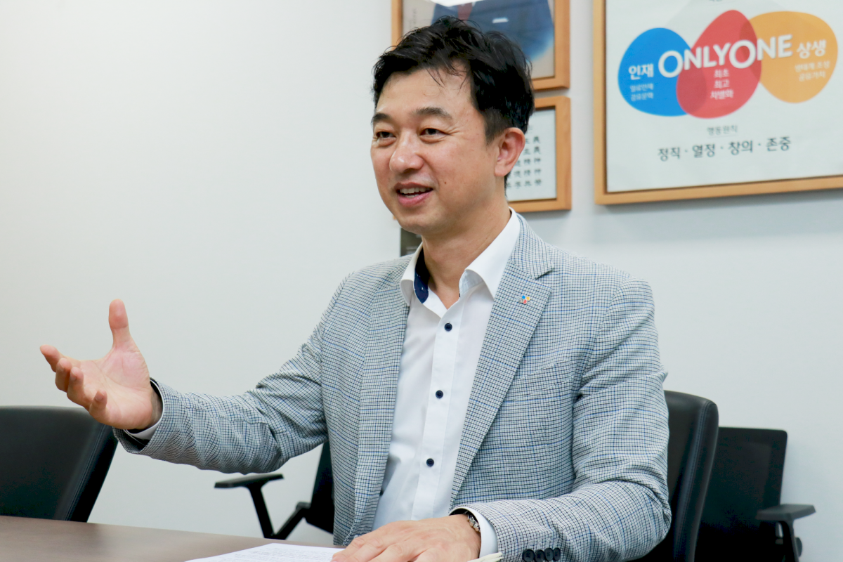 ▲김경훈 TES 물류기술연구소장 경영리더 (사진제공=CJ대한통운)