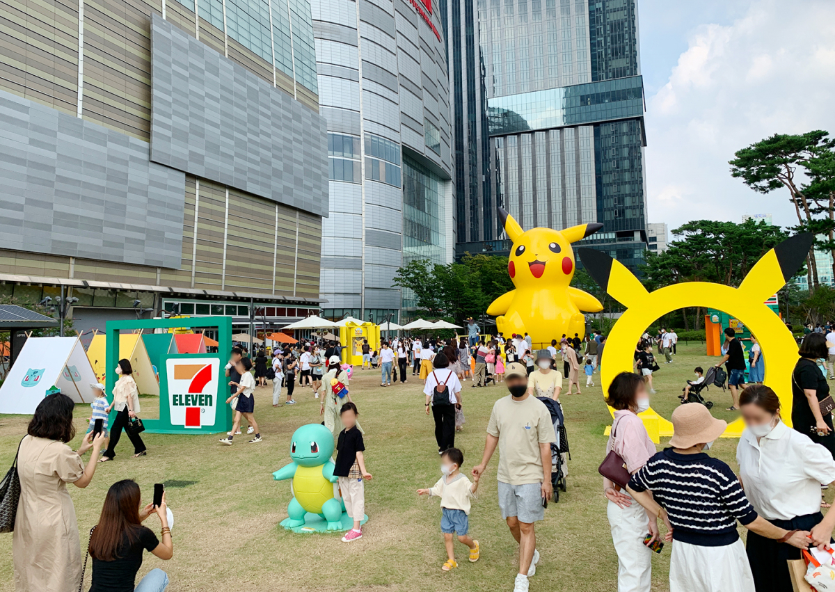 ▲포켓몬 플레이존. (세븐일레븐)