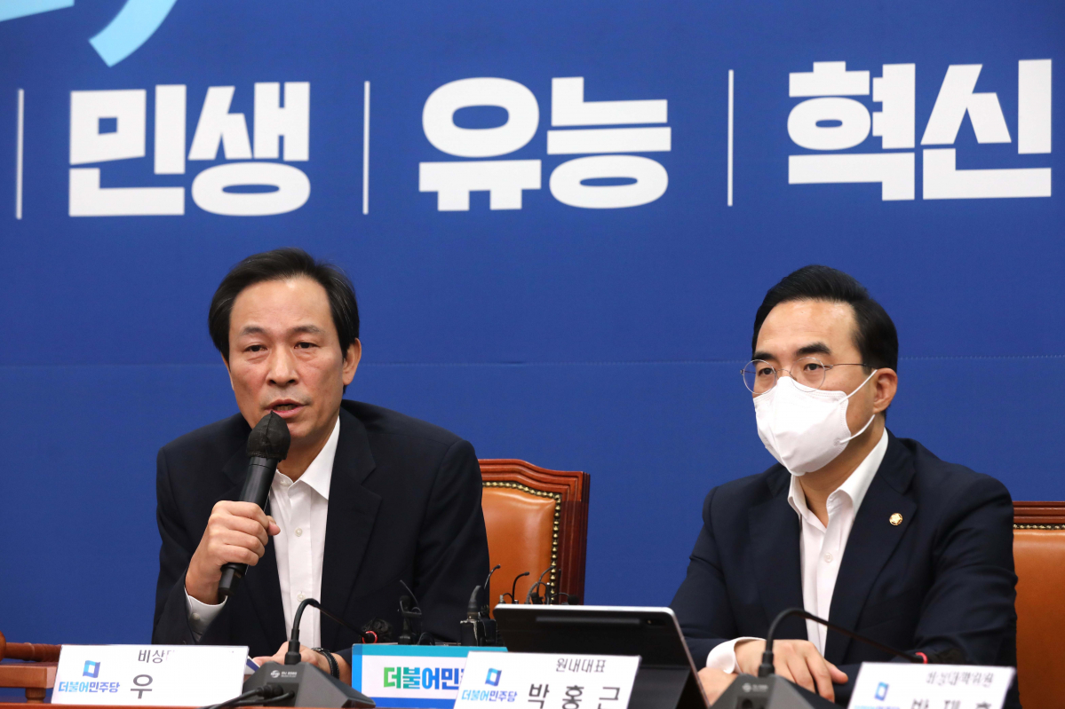 ▲우상호 더불어민주당 의원.  (국회사진기자단)