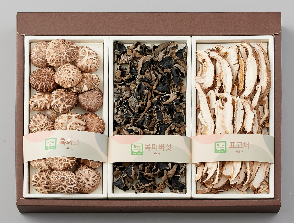 ▲친환경 표고버섯 혼합 2ȣ 선물세트. (롯데마트)