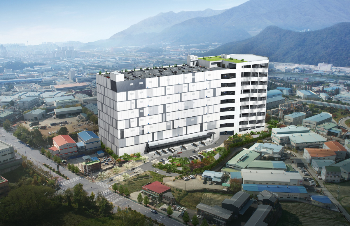 ▲양산 복합물류센터 신축공사 조감도 (자료제공=금호건설)