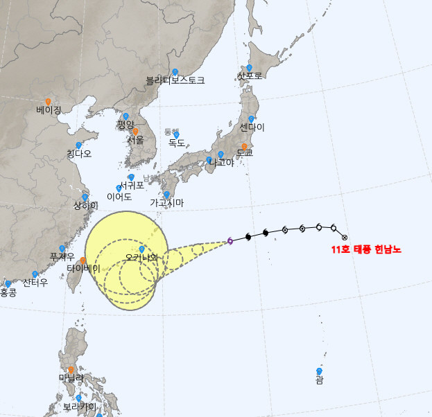 ▲기상청 홈페이지
