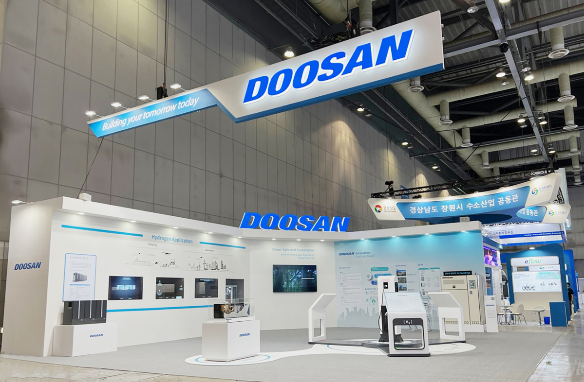 ▲두산 부스 이미지 (사진제공=두산)