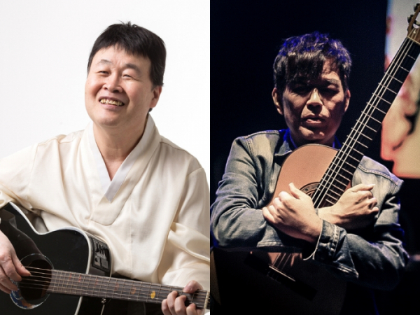 ▲송창식, 함춘호(사진제공=대구포크페스티벌)