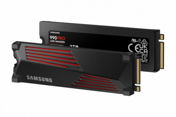 ▲삼성전자 SSD 990 PRO with Heatsink(히트싱크) (사진제공=삼성전자)